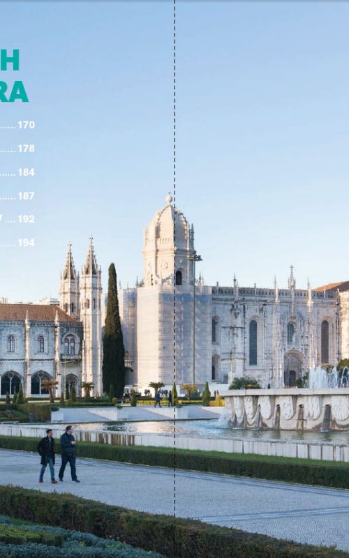 uppslag från guideboken Mitt Lissabon - Utforska storslagna Belém och Alcântara