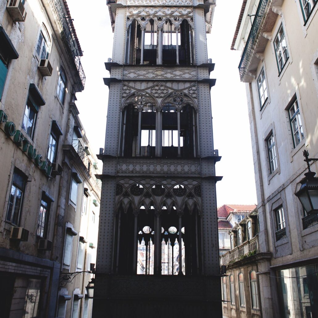 Elevador de santa justa i lissabon