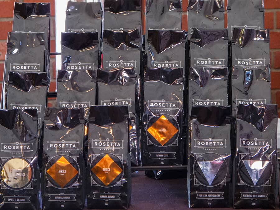 Kaffe från Rosetta i Kapstaden