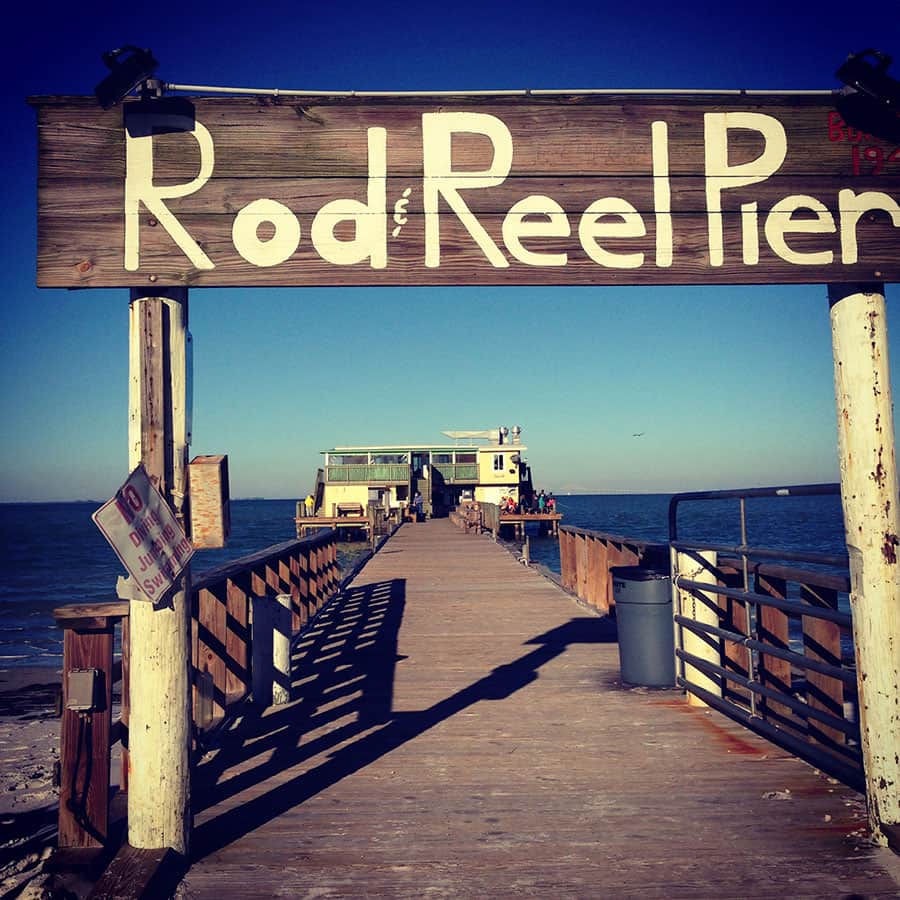 Piren Rod Reel Pier i Florida