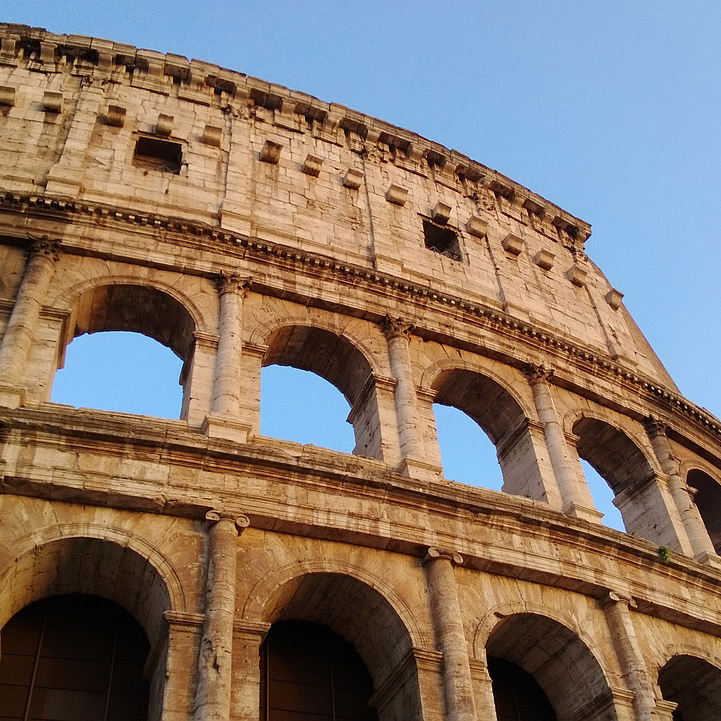 Sevärdheter i Rom: Colosseum.