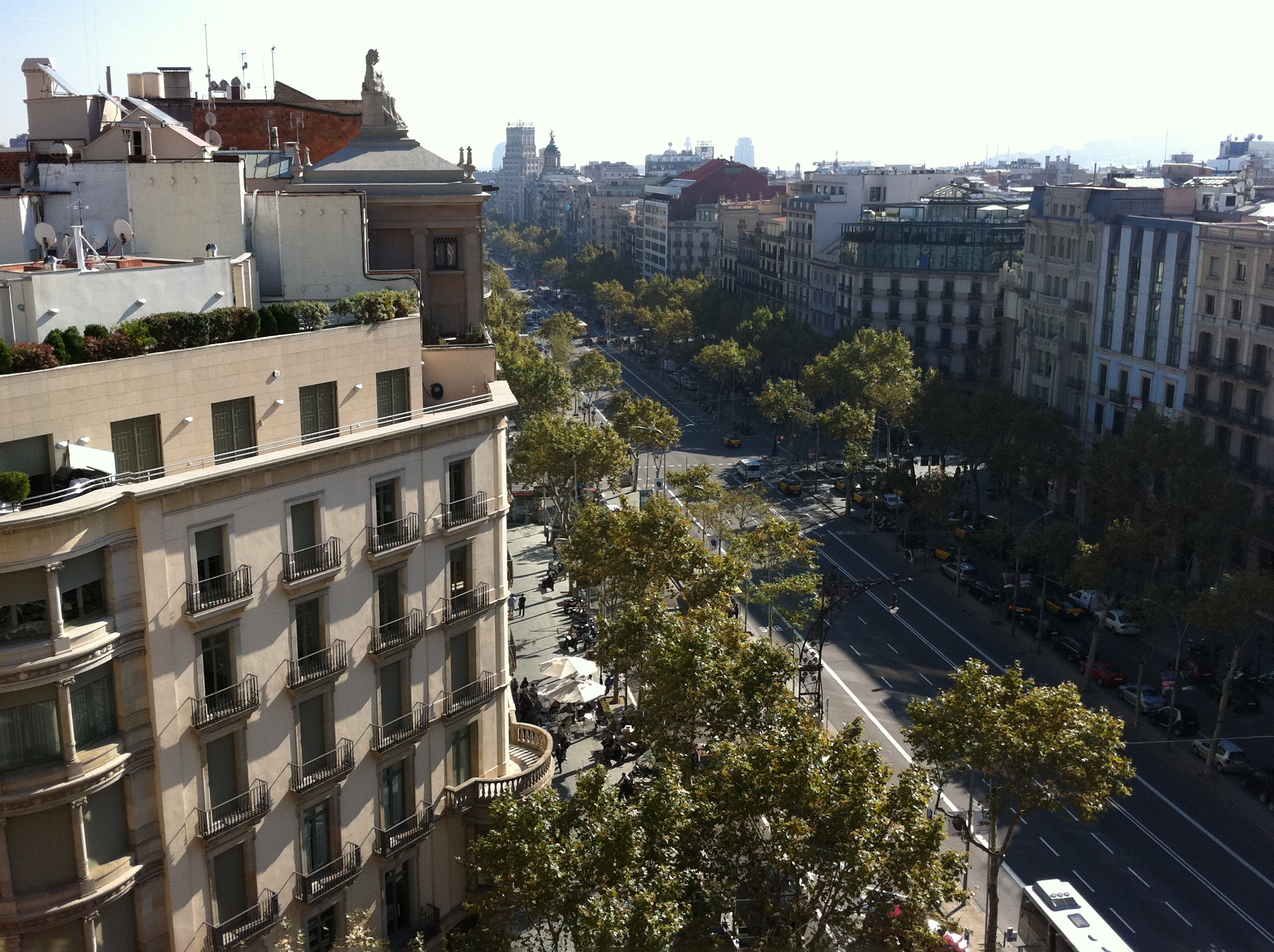 Översikt av Barcelona.