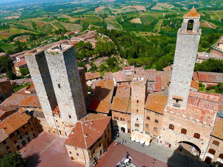 Stad i Toscana - San Gimignano