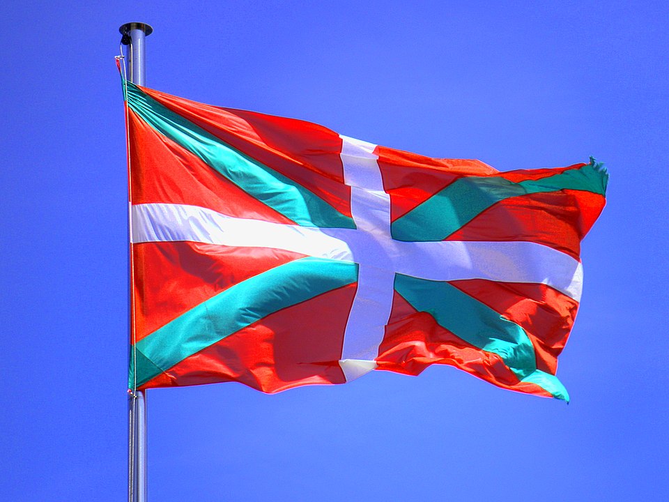 Ikurrina flagga för Baskien