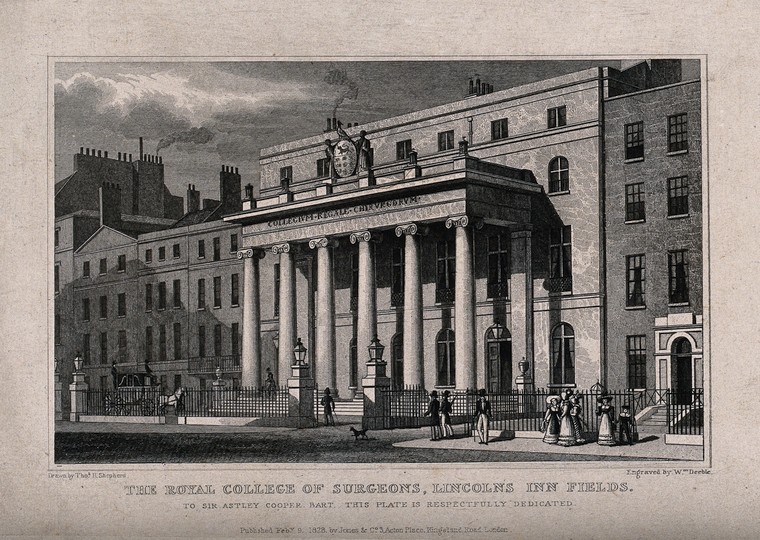 Historiska London: The Royal College of Surgeons