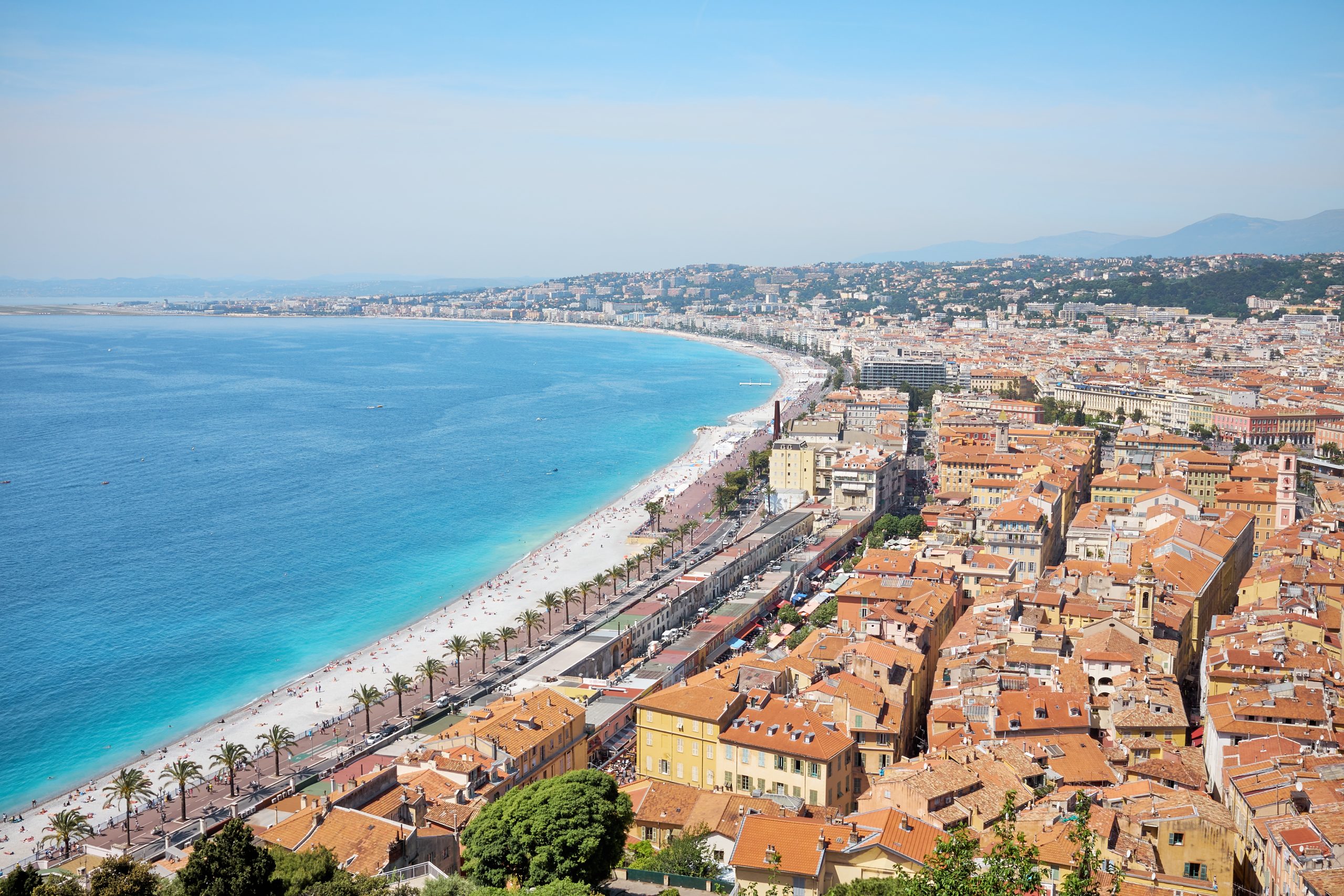 Strandpromenaden i Nice