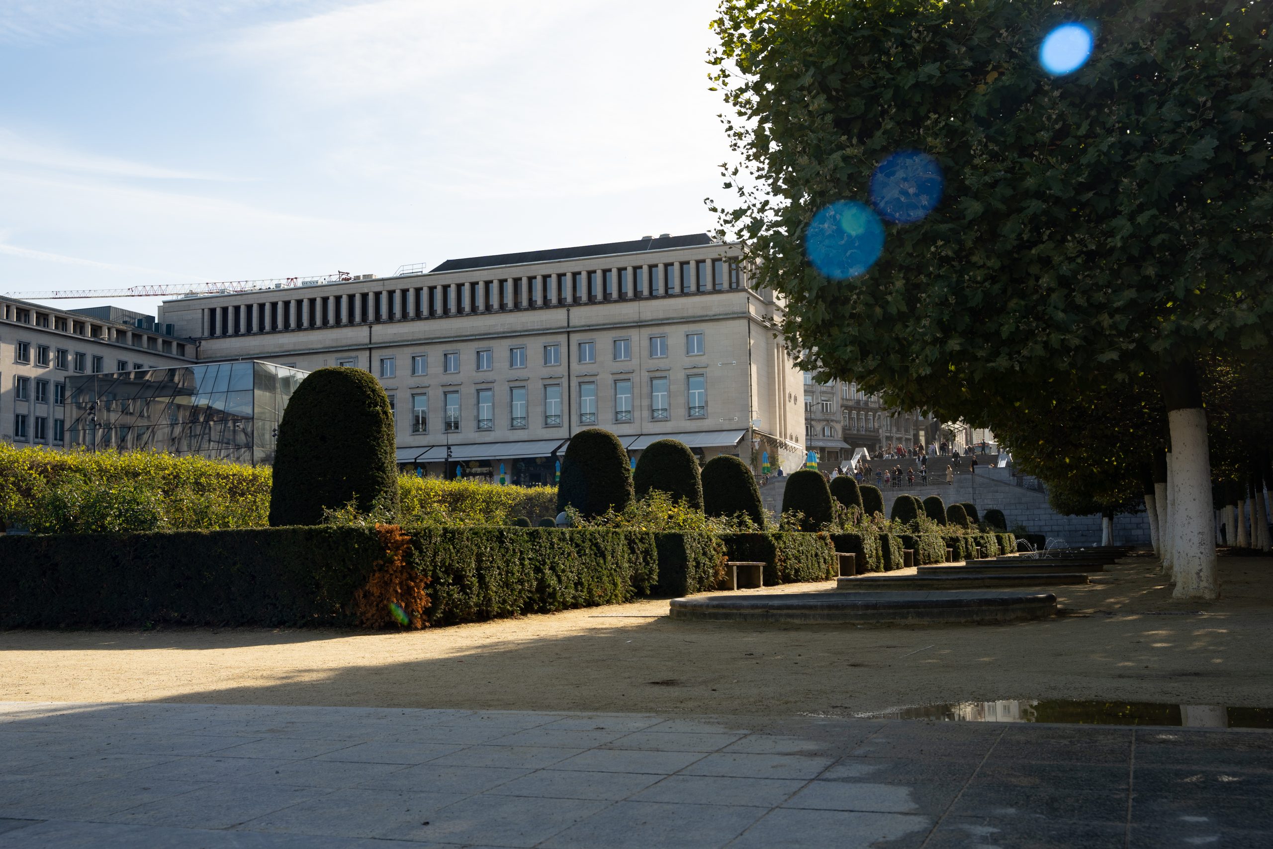 Slott och park i Bryssel